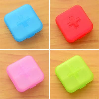 MEDICINE MINI BOX KOTAK ORGANIZER OBAT PERHIASAN SERBAGUNA