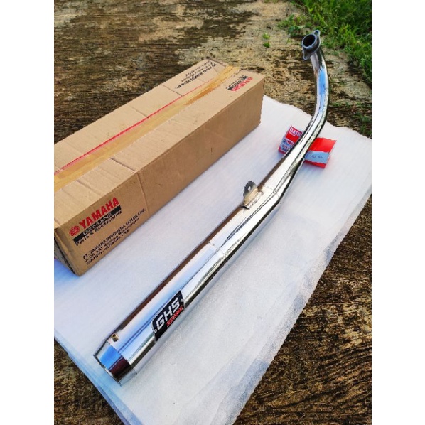 Knalpot RX KING Standar Racing Chrome Super Garing Istimewa Original GHS Racing