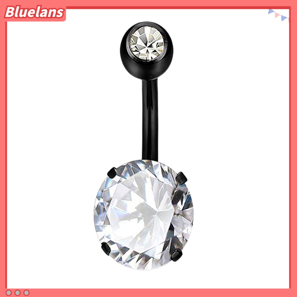 Bluelans Navel Ring Cute Comfortable Smooth Surface Navel Body Jewelry Piercing