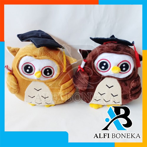 [ BISA BAYAR DI TEMPAT ] Boneka Owl Sarjana - Boneka Owl Wisuda Murah Berkualitas