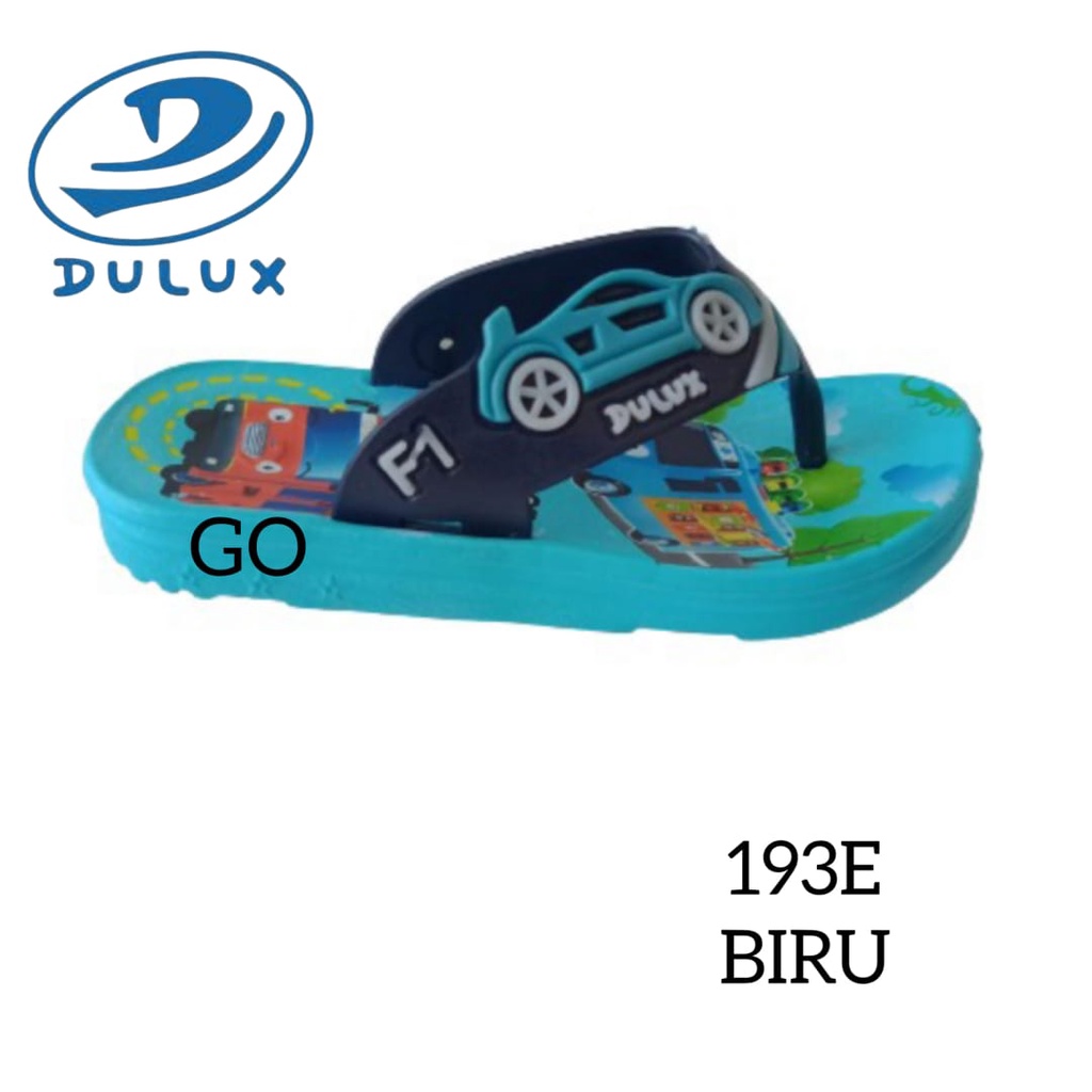 gos DULUX 193 D Sandal Jepit Anak terbaru Warna Warni Karakter Tayo