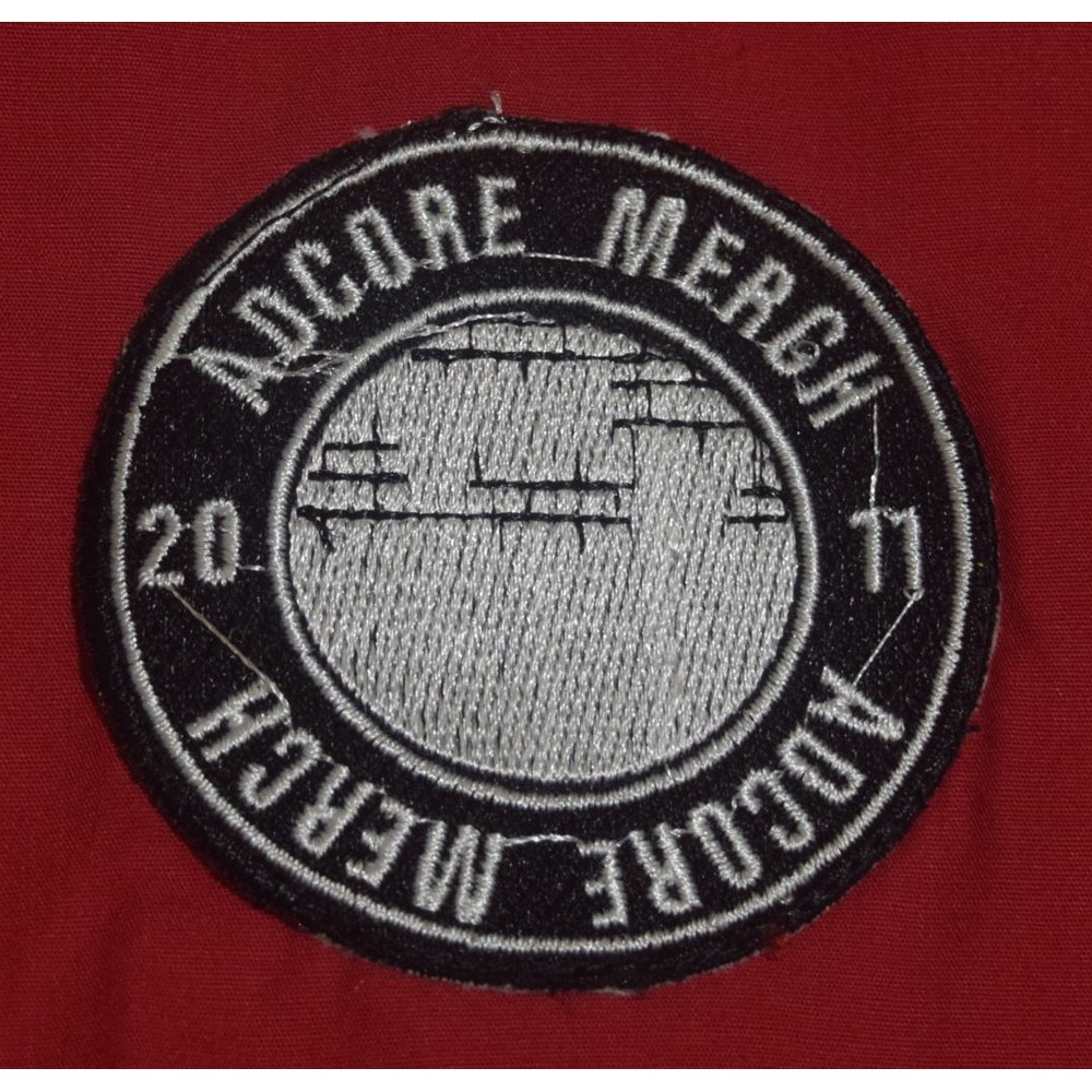 KEMEJA PRIA WORKSHIRT DISTRO ADCORE MERCH ORIGINAL BAJU ATASAN LENGAN PENDEK MERAH KOMBINASI HITAM