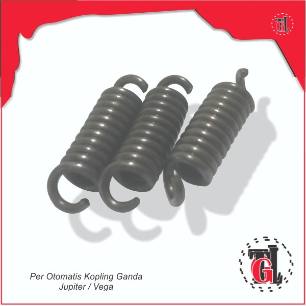 Per Otomatis Kopling Ganda Jupiter / Vega -- Set / isi 3 pcs --