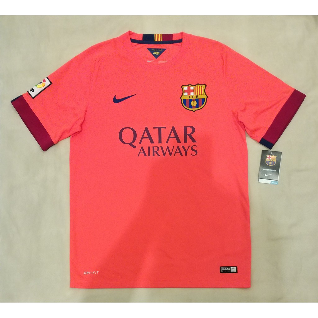 Jersey Original Barcelona Away 14/15 Barca 2014 2015 Baju Asli BNWT