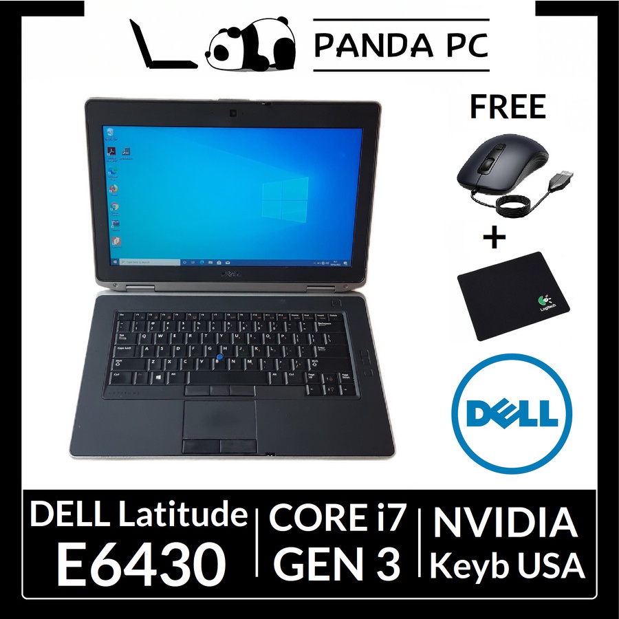 Dell Latitude E6430 Core i7 Gen 3 VGA NVIDIA - Laptop Second 6430 15in