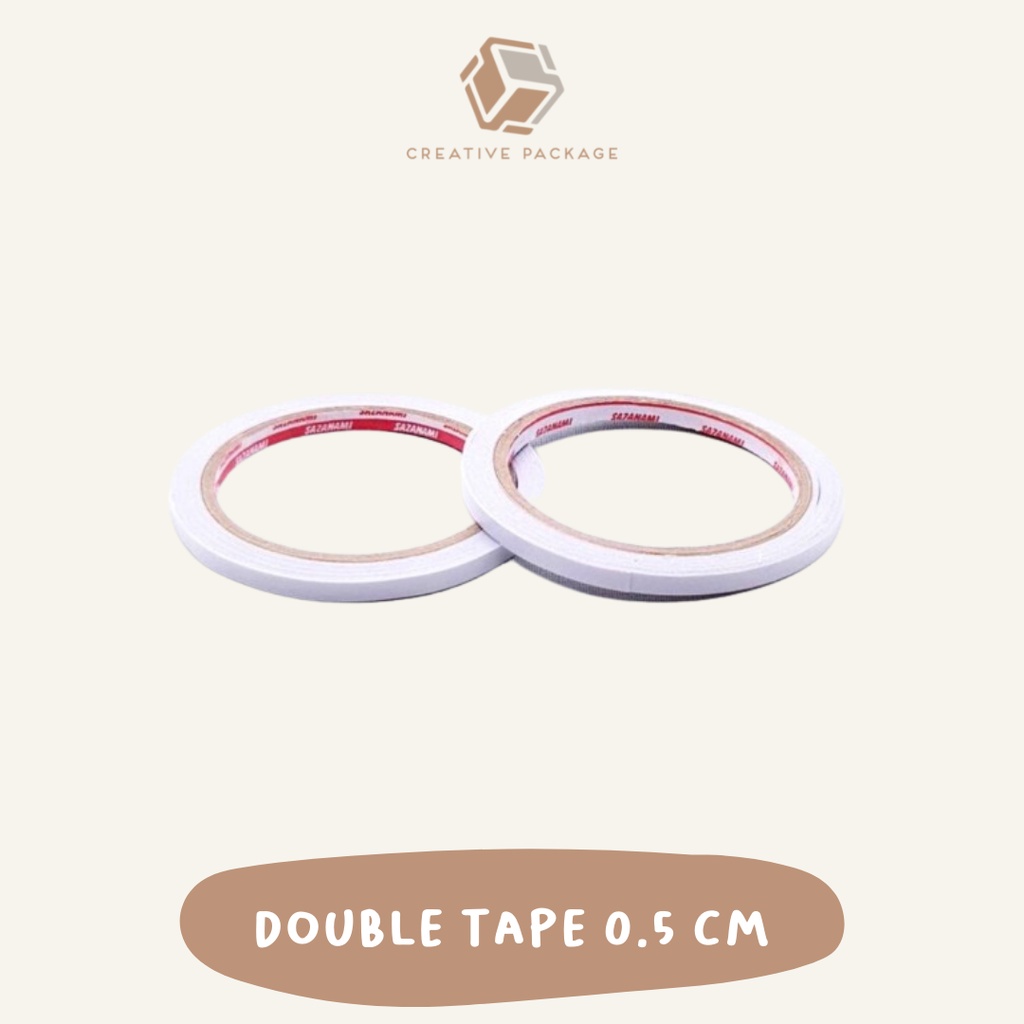 

Double Tape Ukuran 0.5 cm