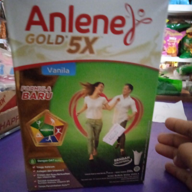anlene gold 5x vanila 250gram