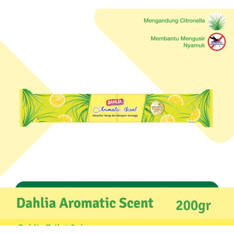 Dahlia Kamper Fresh Bouquet Block AROMATIC SCENT 200 gram With Citronella