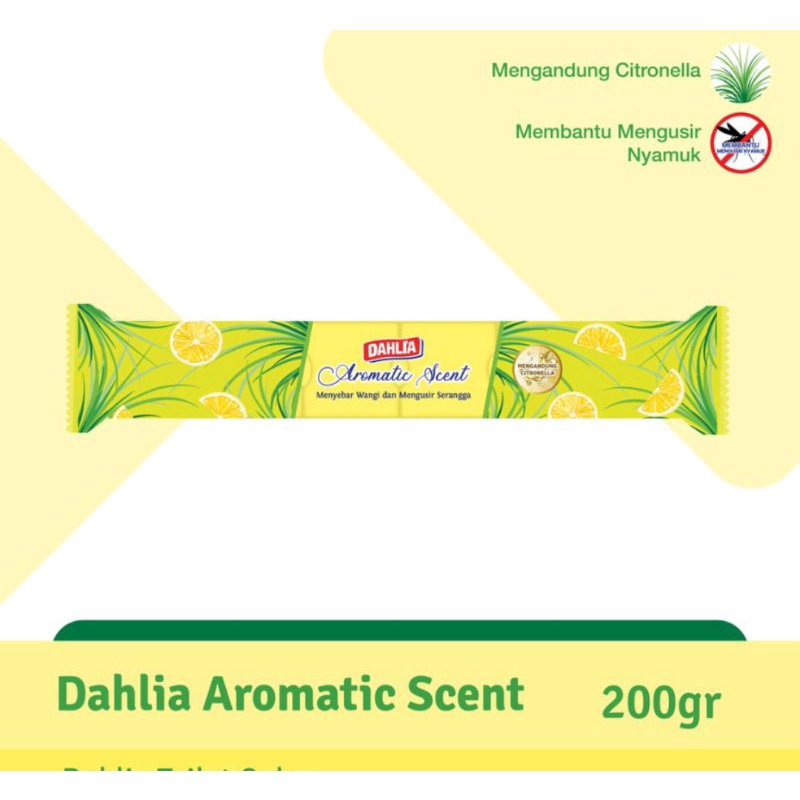 Dahlia Kamper Fresh Bouquet Block AROMATIC SCENT 200 gram With Citronella