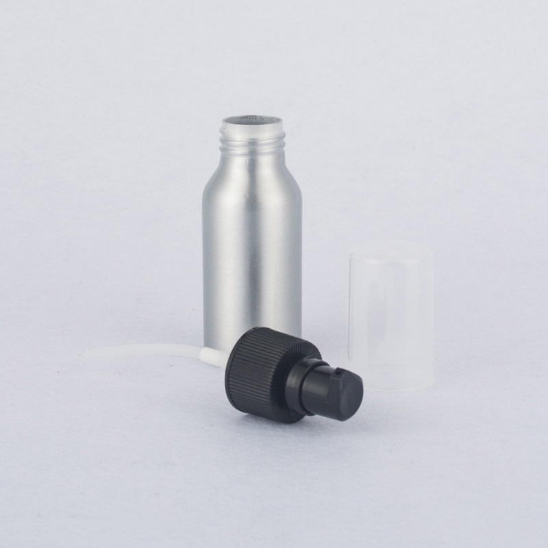 Botol Spray Kosong 40 / 50 / 100 / 150ml Bahan Aluminum Portable Untuk Parfum / Kosmetik / Travel