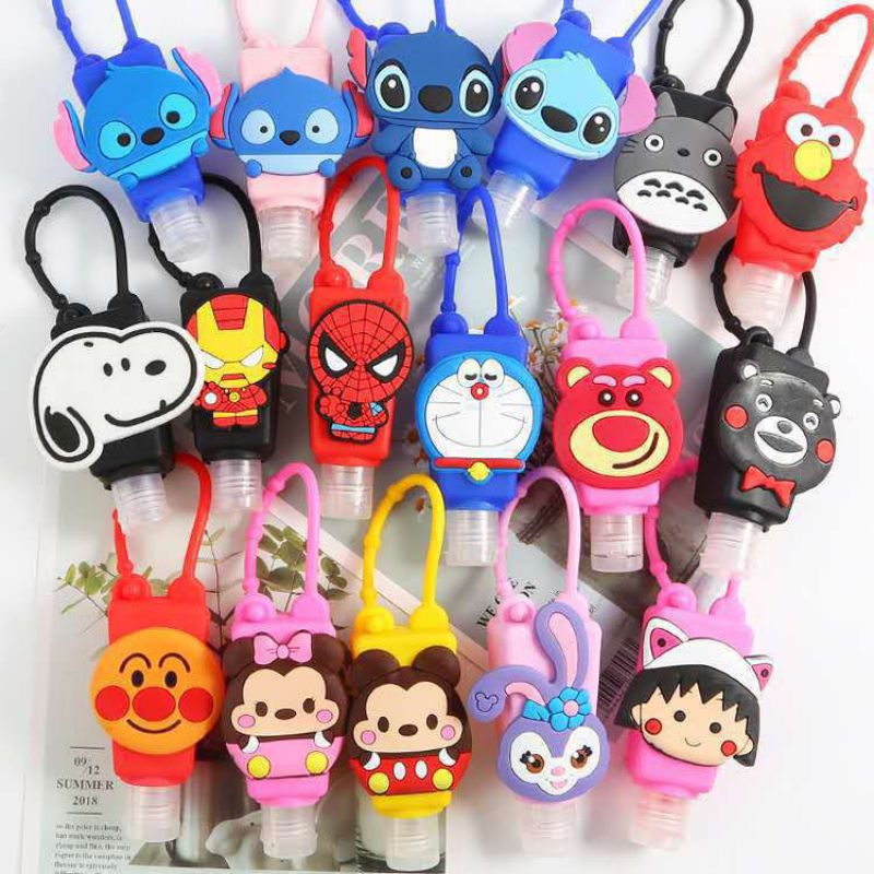 GANTUNGAN CARTOON GEL HAND SANITIZER 30ml (isi+botol)