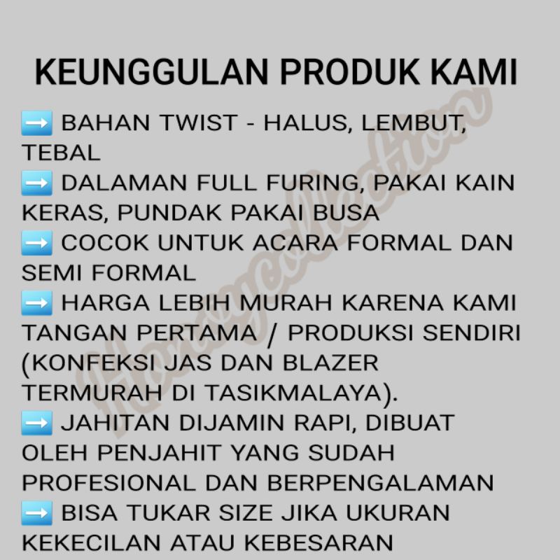 Jas formal pria/Jas nikah/Jas wisuda/Jas hitam pria/Jas pria