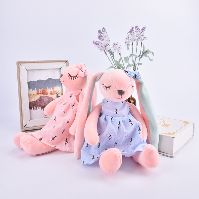 (E2id &amp; &gt; Mainan Boneka Kelinci Telinga Panjang Bahan Plush