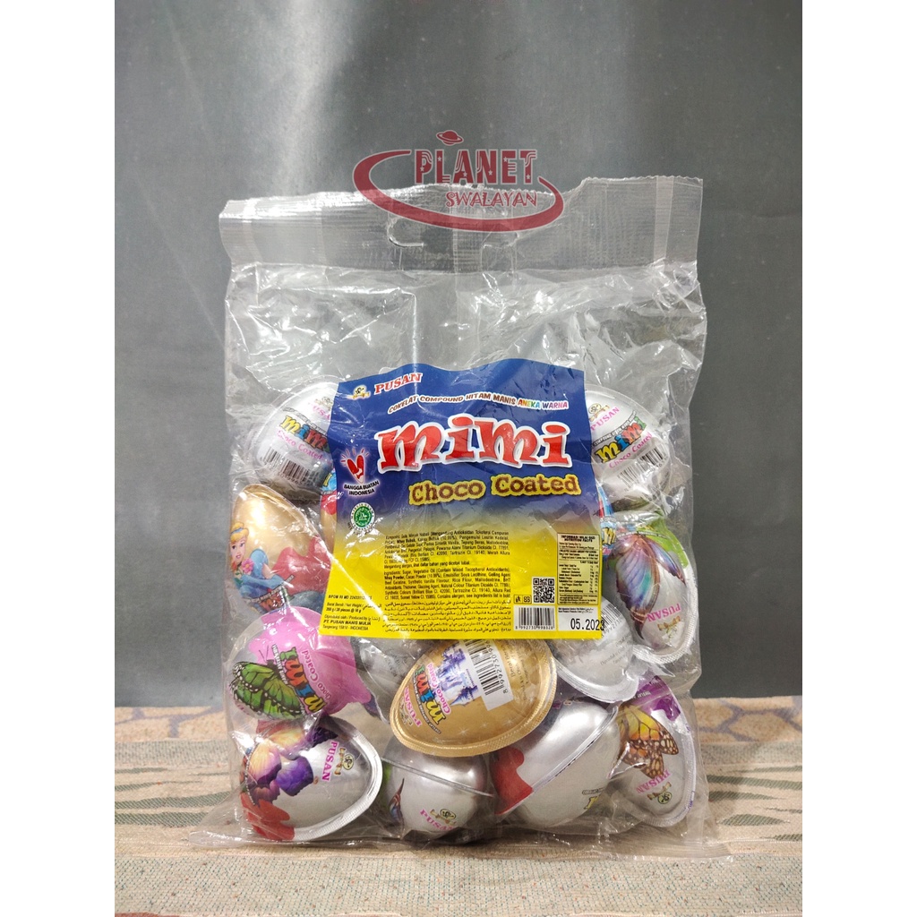 

PUSAN MIMI CHOCO COATED ANEKA WARNA