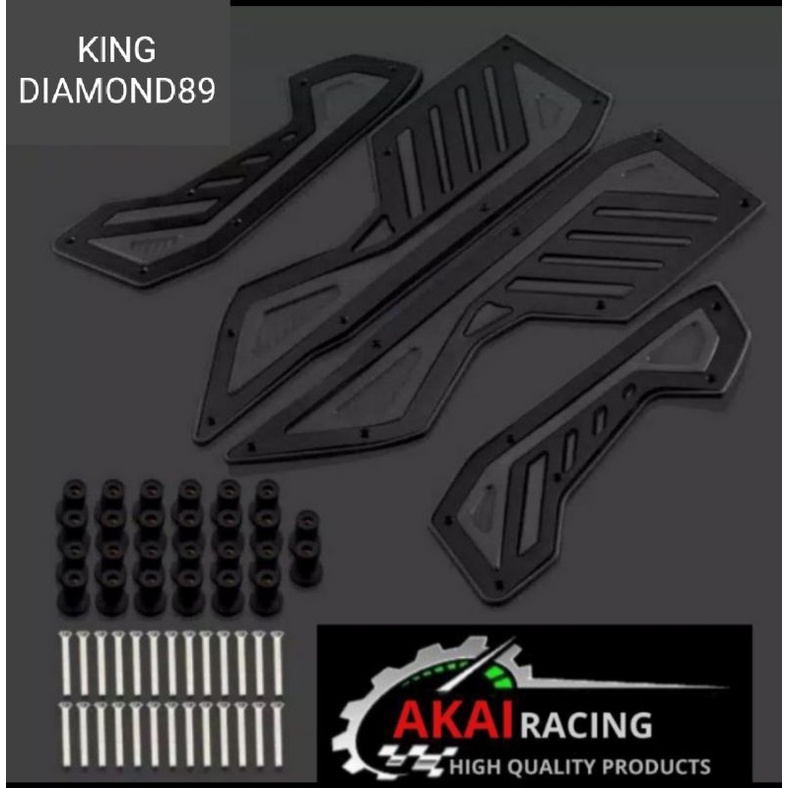 Bordes karpet pijakan kaki New Nmax 2020 Cnc premium Nmax New Akai Racing