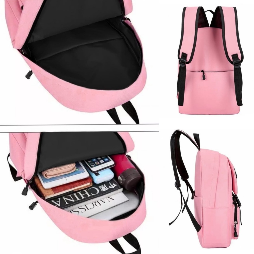 AMANDA SET BAG 4 IN 1 / TAS SEKOLAH / TAS SATU SET / GOOD QWALITY