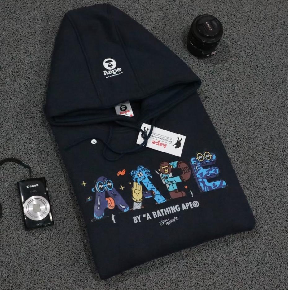 Hoodie Bape X Aape Crunch l Jaket Sweater Bape X Aape Crunch Premium Hight Quality