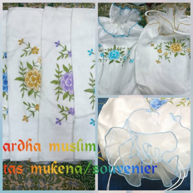 TAS ORGANDY BORDIER II SOUVENIER IITAS MUKENA