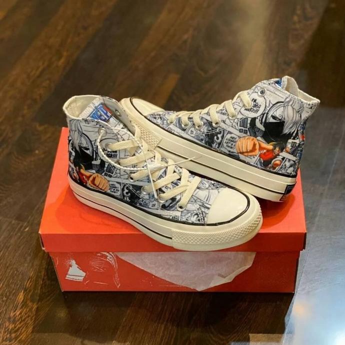 SEPATU CONVERSE 70 S HIGH EGRET BNIB ONE PIECE PREMIUM LIMITED EDITION