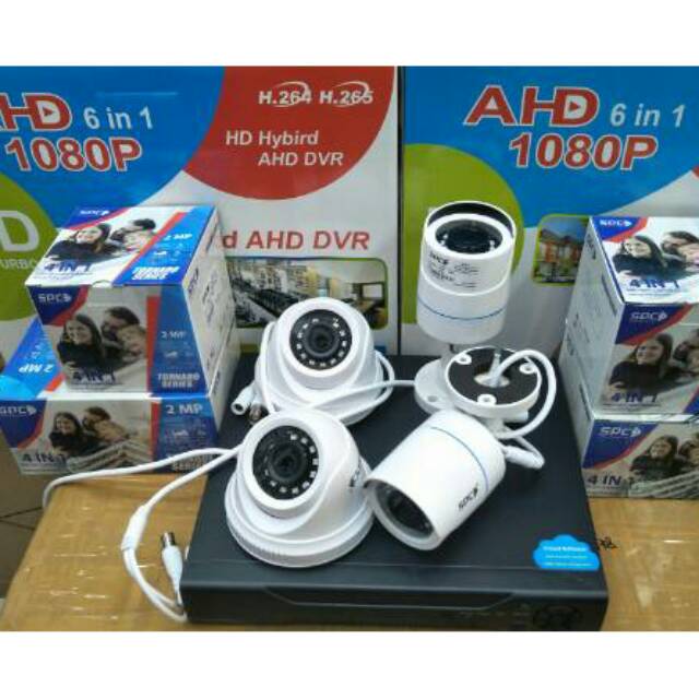 PROMO PAKET CCTV 4CH2MP SPC  KOMPLIT