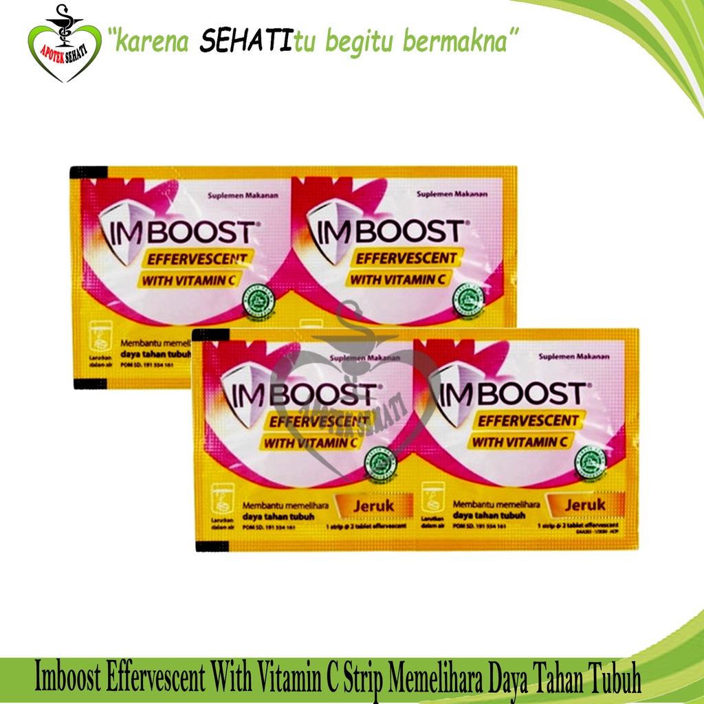 IMBOOST EFFERVESCENT WITH VIT C/ VIT DAYA TAHAN TUBUH