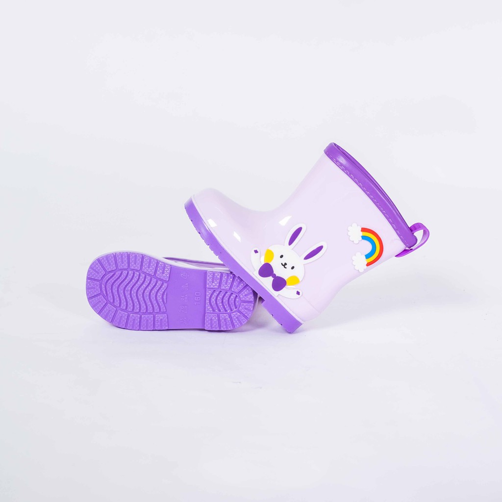 Sepatu boots anak PAUD TK sepatu hujan animal lis / karet  / sepatu anak SD / sepatu karet / sepatu AP / sepatu gardening anak- 1903A COD 4U CLOTHING