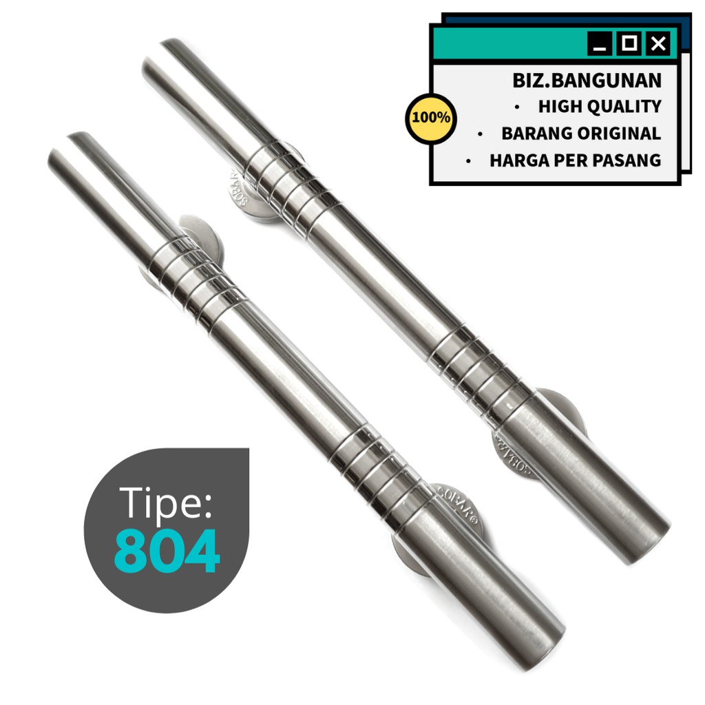 DOOR PULL SOBAR STAINLESS STEEL 30CM - TARIKAN HANDLE PINTU
