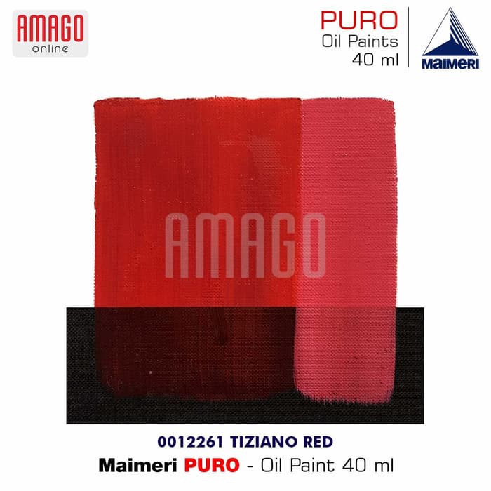 MAIMERI PURO - OIL PAINT - TIZIANO RED - 40ML - M0012261