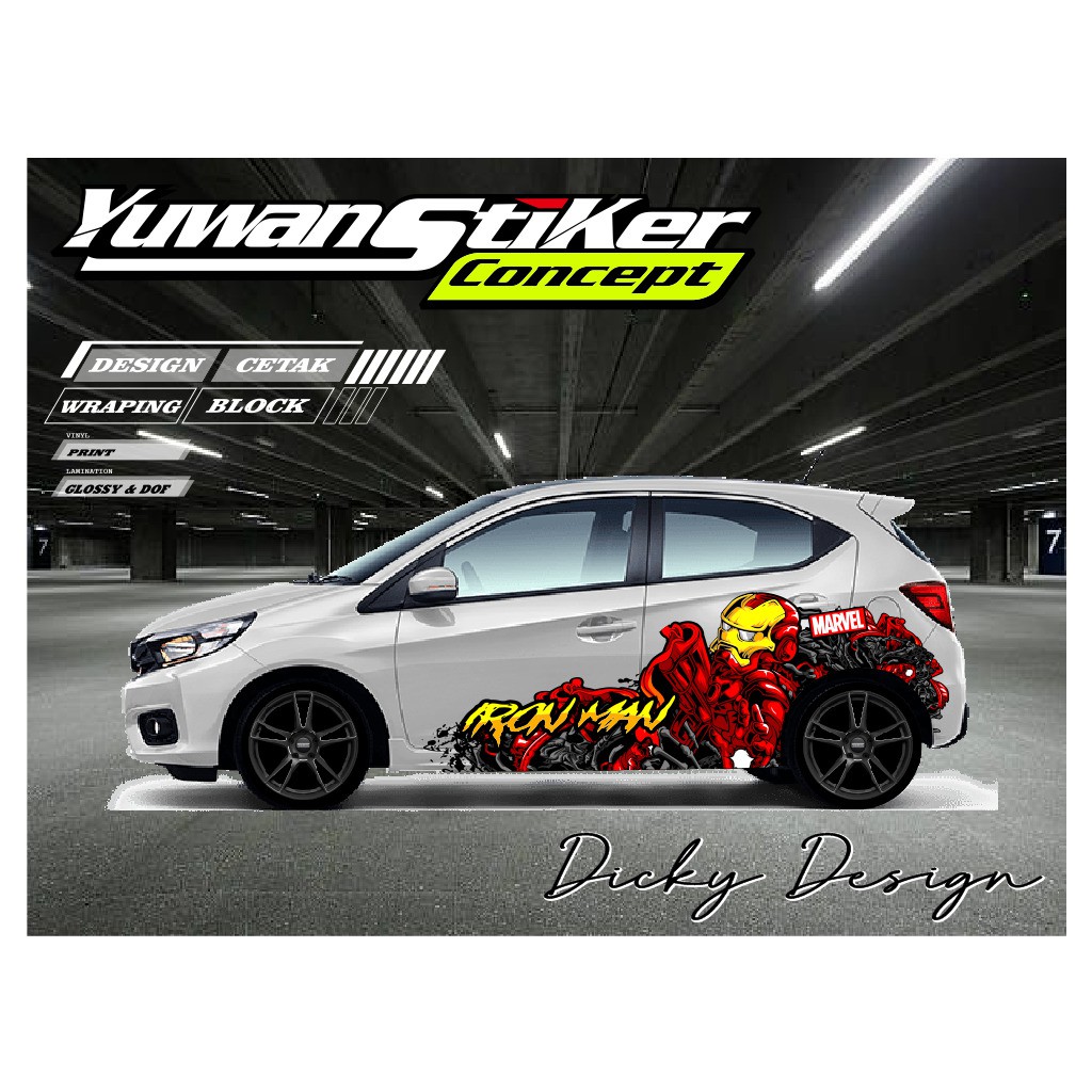 DECAL STIKER MOBIL BRIO CUSTOM