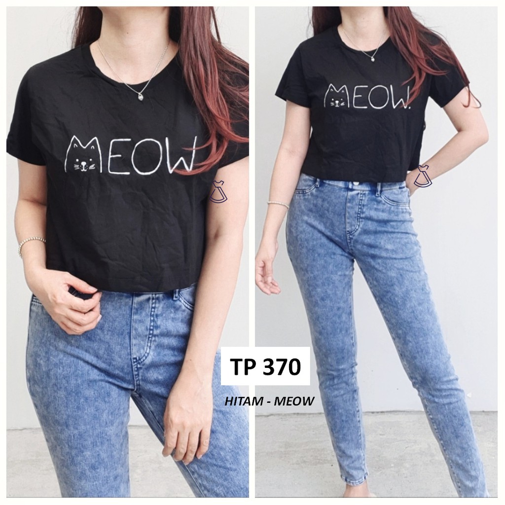 TP370 - BAJU ATASAN WANITA KAOS ADEM IMPORT MURAH