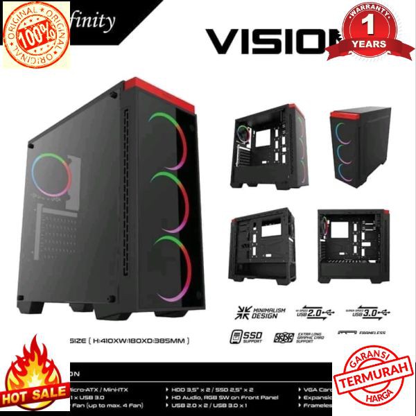 Terlaris PC CPU GAMING CORE i7 8700 coffeelake with asrock B360M DDR4 16GB SSD 240GB