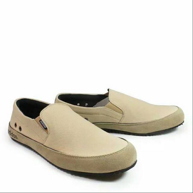 SEPATU SLOP PRIA TERMURAH ADIDAS MASTER CASUAL SLIP ON KULIAH KERJA KANTOR SANTAI FORMAL