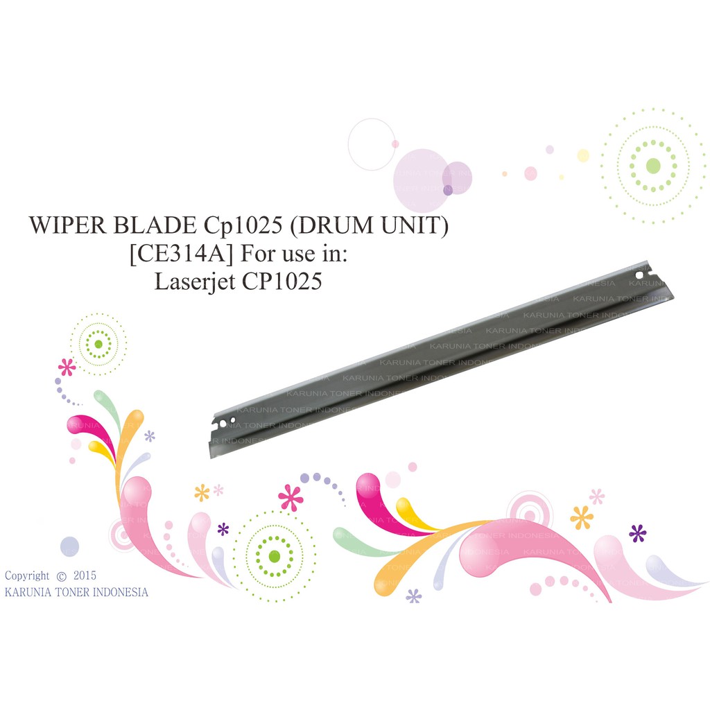 Wiper Blade HP CP1215 HP CP1515 1518 CM1312 2025 1120 M1522 LBP5050 PRO300 PRO200 CE320 CE410 CF210