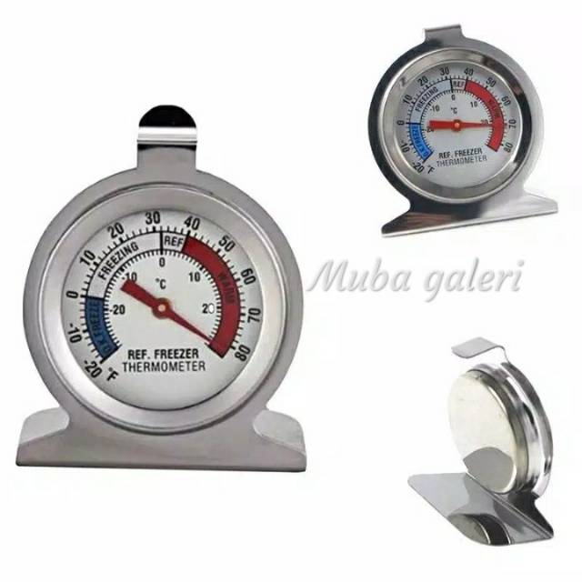 THERMOMETER FREEZER LEMARI ES KULKAS REFRIGERATOR STAINLESS