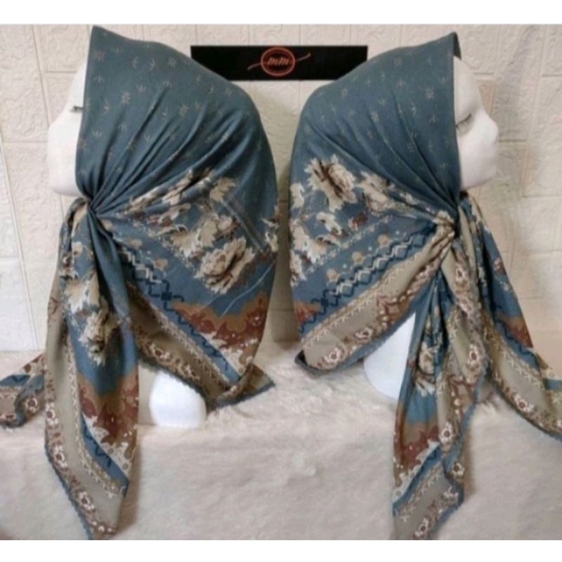 DEENAY KW HIJAB VOAL TERBARU MOTIF BUNGA