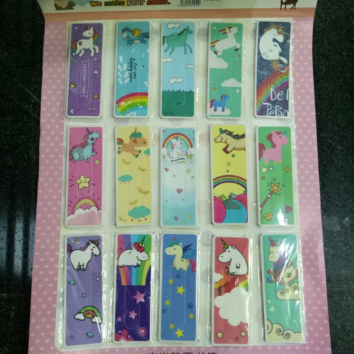 

Pembatas buku lucu murah/bookmark/sign book