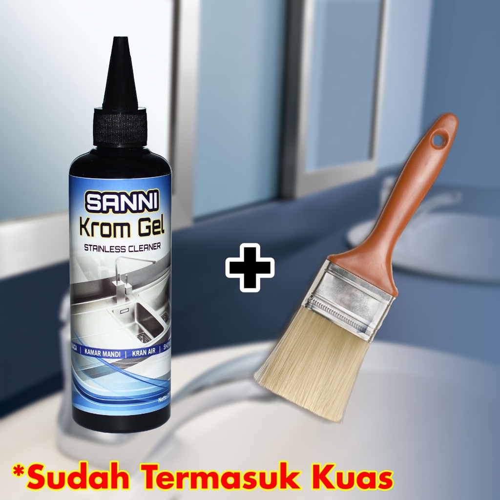 SANNI Pembersih Kran Stainless Keran Air Kerak Shower Jamur Kaca Karat