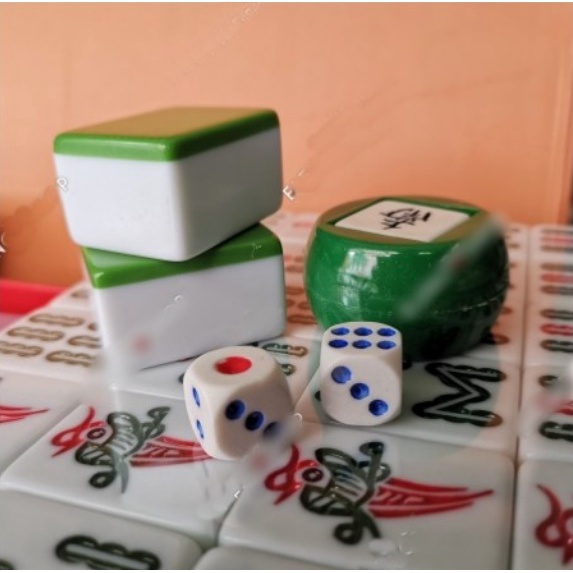 Mahjong Mahyong Mahyock GREEN EXTRA/JUMBO Original