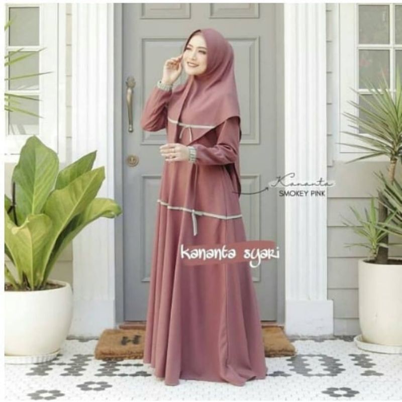 KANANTA SYARI- syari terbaru-gamis murah-gamis syari-gamis dan hijab-gamis dewasa-gamus kekinian