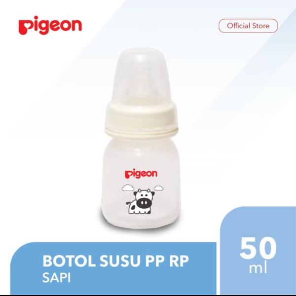 BOTOL PP RP 50ML SAPI WITH NIPPLE PIGEON PR010337 / BOTOL SUSU