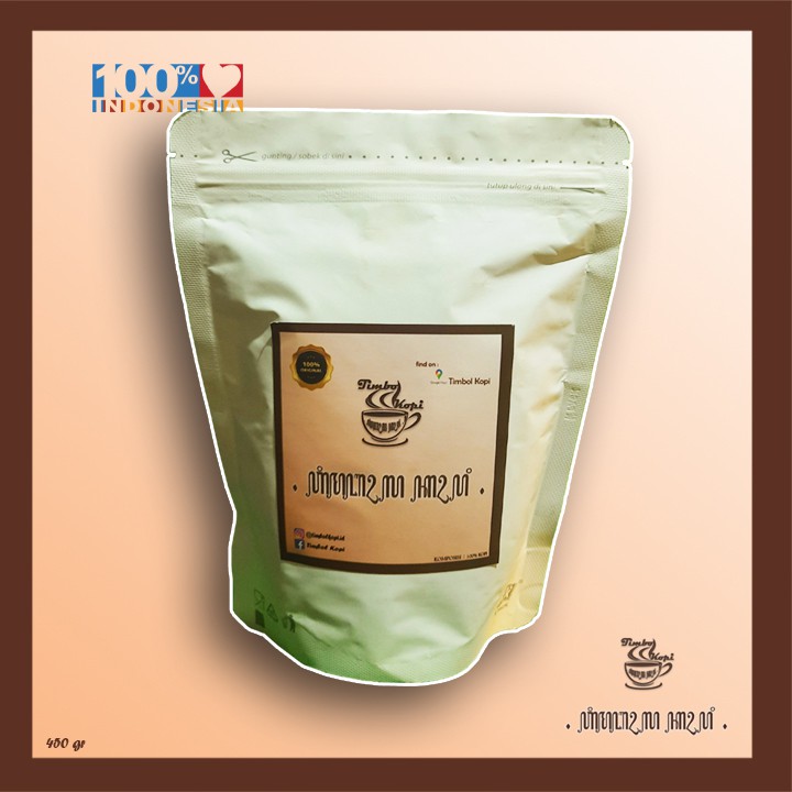 

Kopi Bubuk Robusta Timbol Kopi Super Fine / Timbol Kopi Original 450g