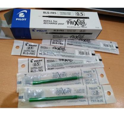 

[PREMIUM] Refill Isi Pulpen Frixion Pilot 0.5 Warna - Hitam - Biru