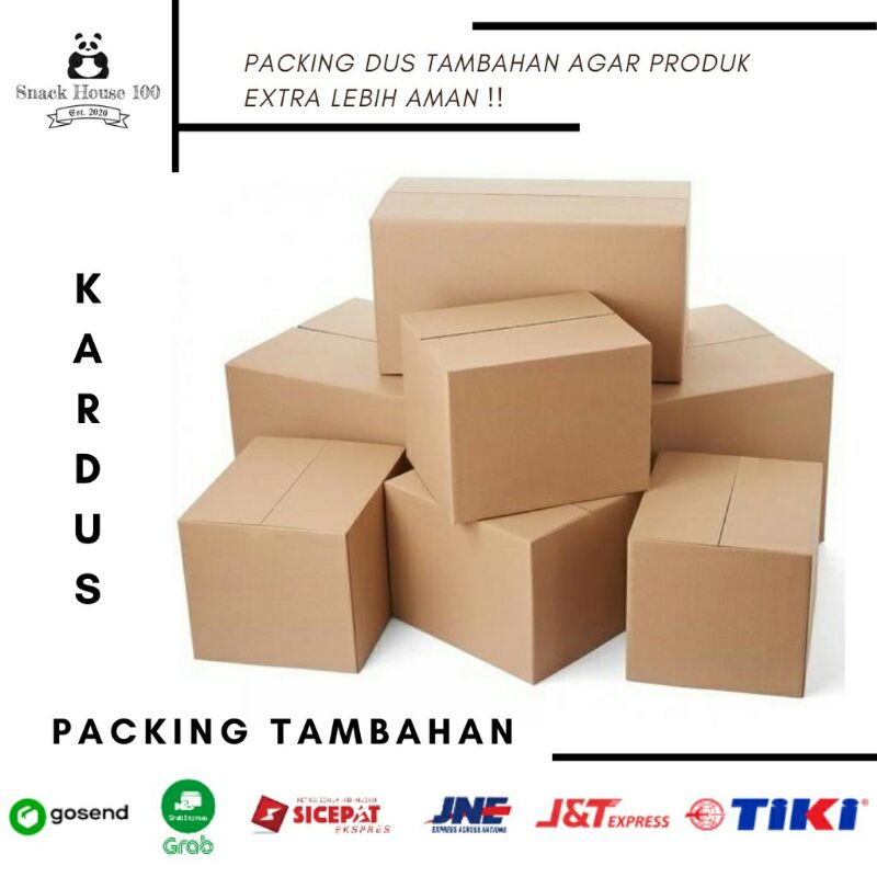

packing dus tambahan agar produk lebih aman