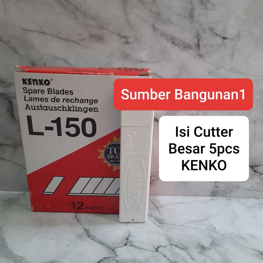 

Isi Cutter KENKO besar L-150 (5pcs) pisau cutter L150