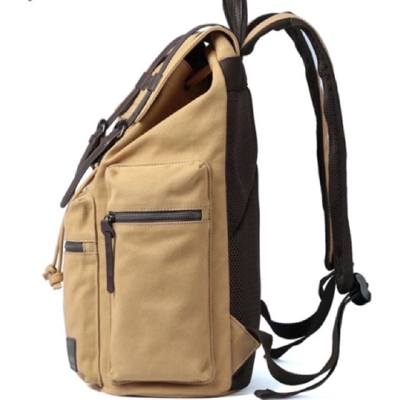 GHbag Klub New Arrival - Tas Ransel canvas IAC Backpack Up to 15 inch - Tas Pria Tas Wanita Daypack