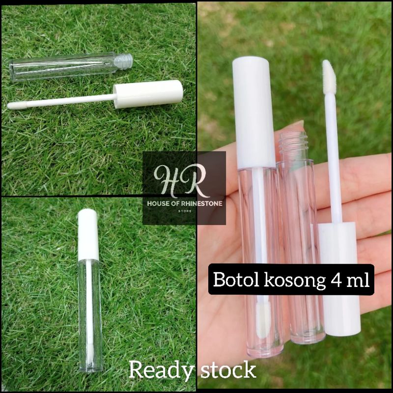 Botol Lipgloss kosong 4ml | Wadah isi ulang lipstik | Botol lem henna | Botol liptint | Botol lipglo