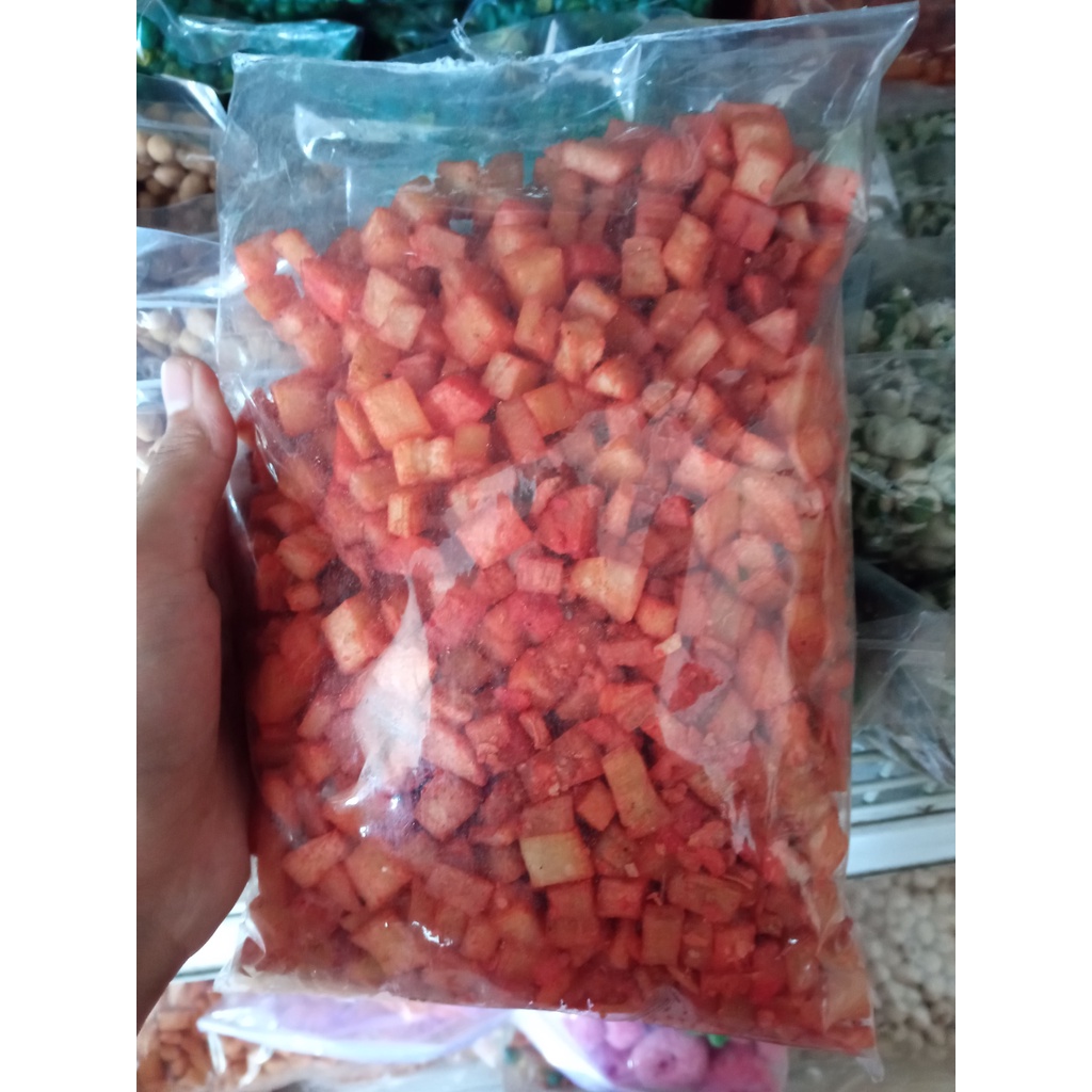 

PROMO CAMILAN SINGKONG DADU PEDAS SNACK KERIPIK SINGKONG BALOK TELA TELA TERMURAH