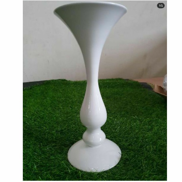 vas bunga tinggi 29 cm dekorasi pajangan mewah gold/silver vas piala vas mermaid