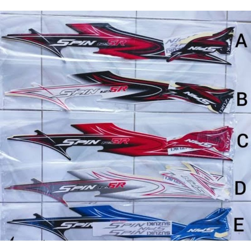 COD STRIPING MOTOR SUZUKI SPIN SR TAHUN 2008