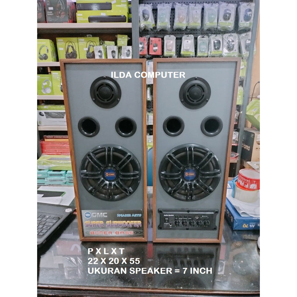 SPEAKER AKTIF GMC 891-BT FREE USB BLUETOOTH